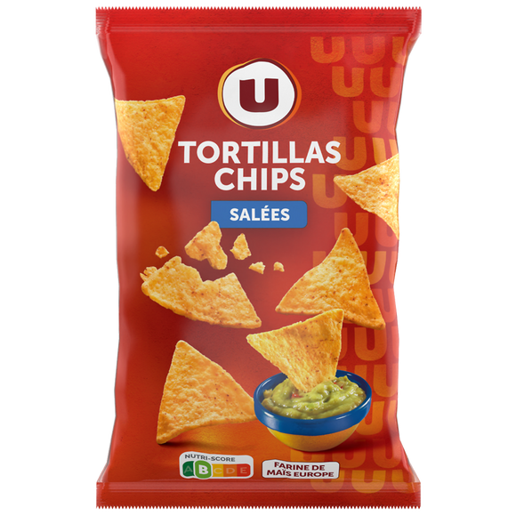 U Tortilla chips goût salé  paquet de 150g