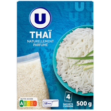 U Riz long Thai 4 sachets cuisson de 125g, 500g