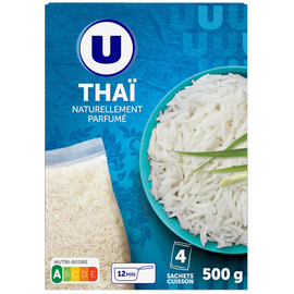 U Riz long Thai  4 sachets cuisson de 125g, 500g