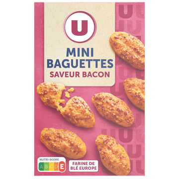 U Crackers salés saveur bacon  85g