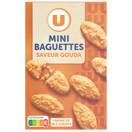 U Crackers salés saveur gouda  85g