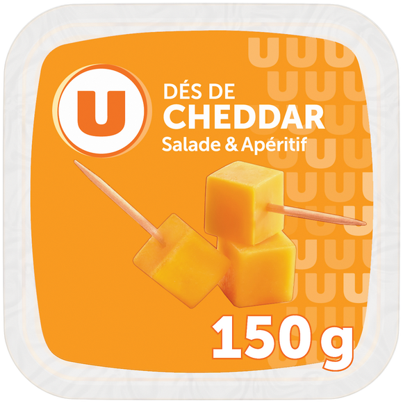 U Dés de cheddar U 150G