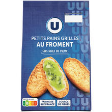 U Petits pains grillés au froment 225g