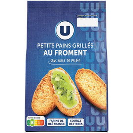U Petits pains grillés au froment  225g
