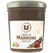 U Crème de marrons vanillée bocal de 350g