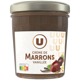 U Crème de marrons vanillée  bocal de 350g