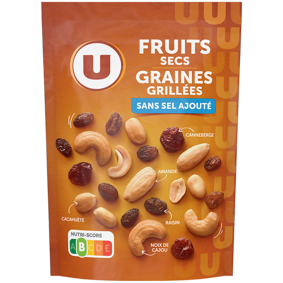 U Mélange cocktail apéritif  paquet de 120g