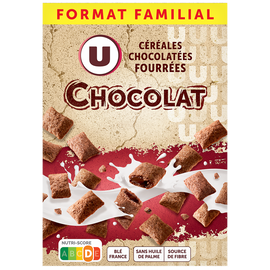 U Céréales chocolatées et fourrées au chocolat - 600g