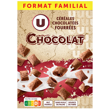 U Céréales chocolatées et fourrées au chocolat - 600g