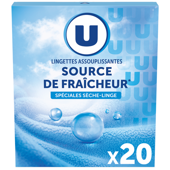 U Lingettes adoucissantes U x20