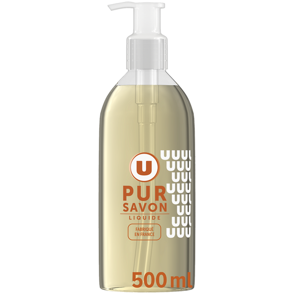 U Savon liquide pur U en flacon 500mL