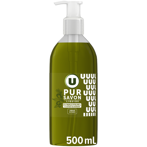 U Savon liquide pur U en flacon 500mL