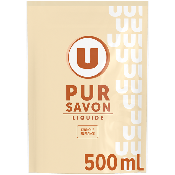 U Recharge de savon liquide pur U en flacon 500mL