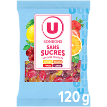 U Bonbons fruits stévia sans sucres U 120g