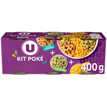 U Kit Poke Edamame, Maïs, Pois Chiches 400g