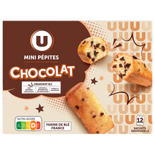 U Mini gateaux pépites chocolat paquet de 360g