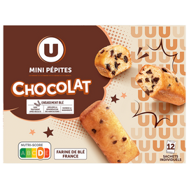 U Mini gateaux pépites chocolat  paquet de 360g