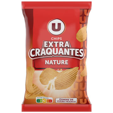 U Chips ondulée  sachet de 150g