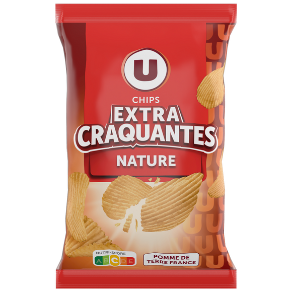 U Chips ondulée  sachet de 150g