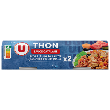 U Thon à la catalane  x2, 1/6, 270g