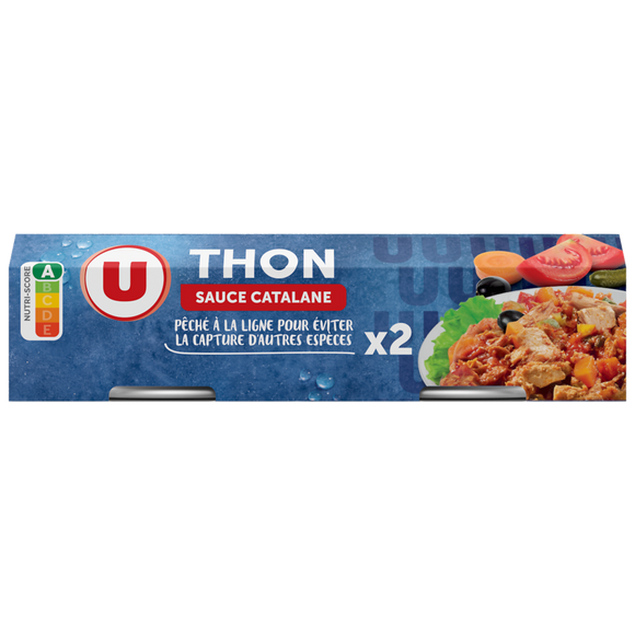 U Thon à la catalane  x2, 1/6, 270g