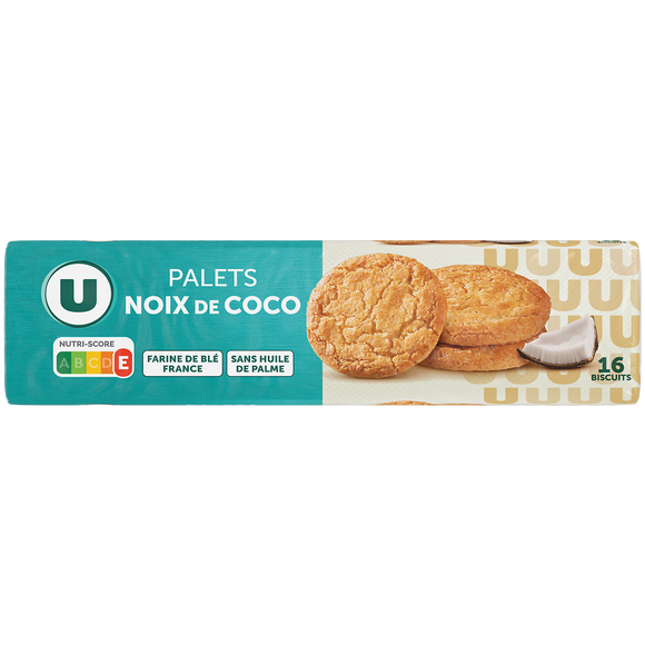 U Palets dorés noix de coco 125g