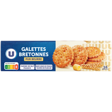 U Galettes Bretonnes pur beurre U, 125g