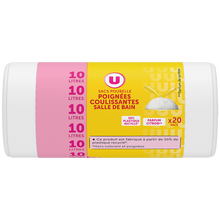 U Sacs poubelle parfumés spécial salle de bain - 10L - x20
