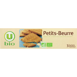 U BIO Biscuits petit beurre bio paquet de 150g
