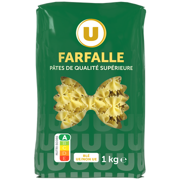U Farfalle qualité supérieure, sachet de 1kg
