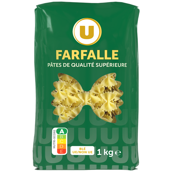 U Farfalle qualité supérieure, sachet de 1kg