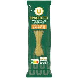 U Spaghetti cuisson rapide  sachet de 500g