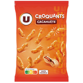 U Croquant goût cacahuète  90g