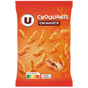 U Croquant goût cacahuète  90g