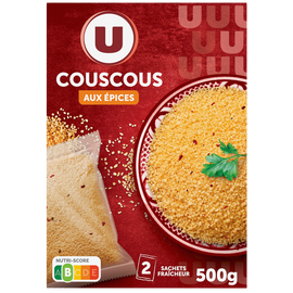 U Graines de couscous aux épices  2 bôites, 250g