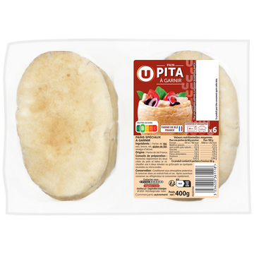 U Pains pita  x6  -  400g