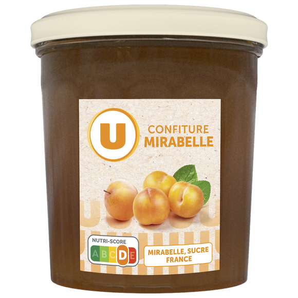 U Confiture mirabelle 370g