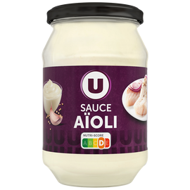 U Sauce aïoli  bocal de 247g