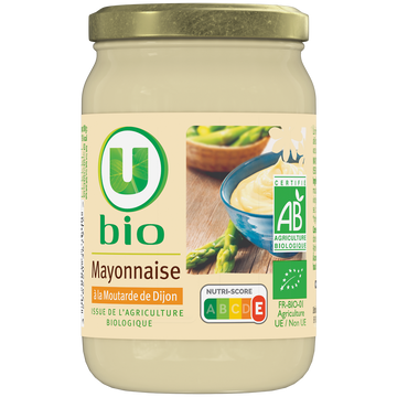 U BIO Mayonnaise  bocal de 200ml, 180g