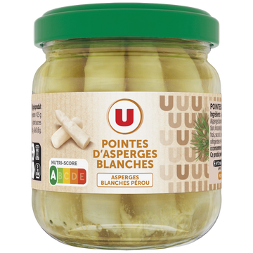 U Pointes d'asperges blanches - Bocal 110g