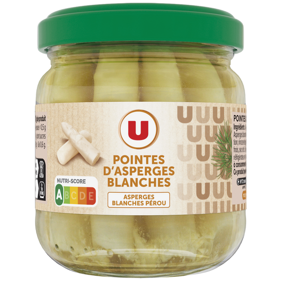 U Pointes d'asperges blanches - Bocal 110g