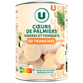 U Coeurs de palmier en rondelles - Boîte 250g