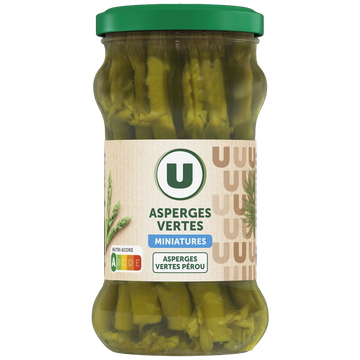 U Asperges vertes miniatures - Bocal 100g