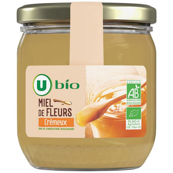 U BIO Miel crémeux  500g