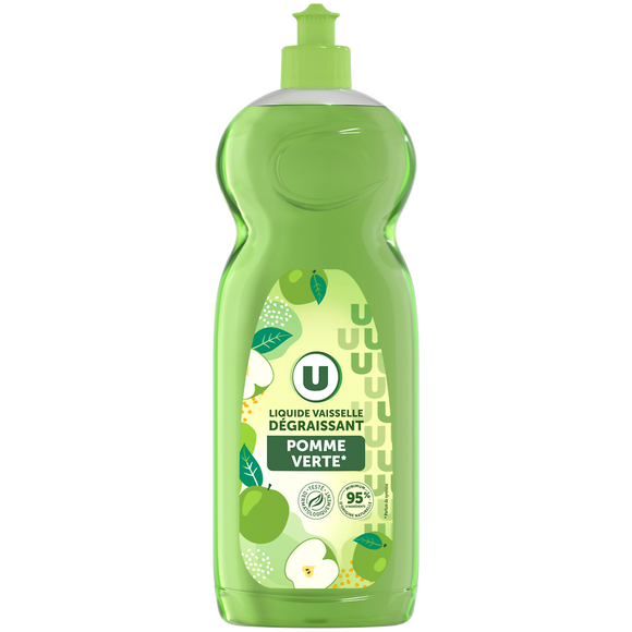 U Liquide vaisselle pomme verte 750mL