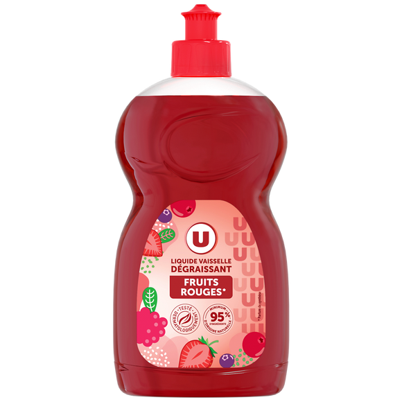U Liquide vaiselle fruits rouge - 500mL