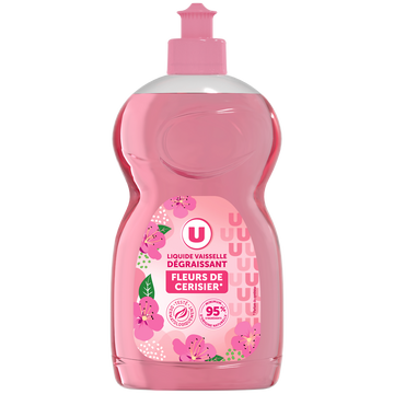 U Liquide vaisselle fleurs de cerisier 500mL