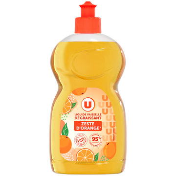 U Liquide vaisselle zeste d'orange 500mL