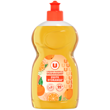 U Liquide vaisselle zeste d'orange 500mL