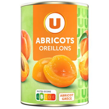 U Abricots au sirop léger  235g